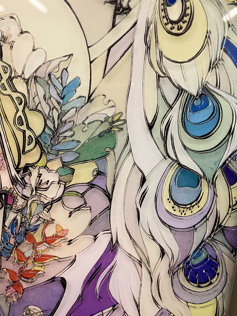 彩られた世界【個展展示アクリル作品】