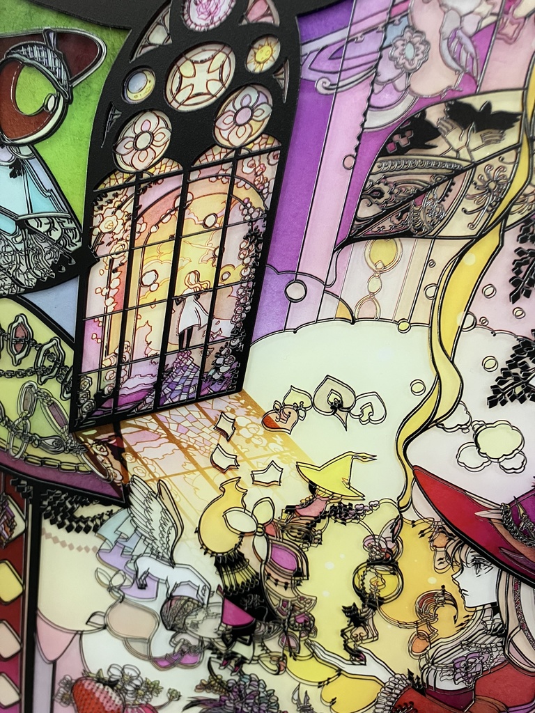 【SOLD】ともしび【個展展示アクリル作品】