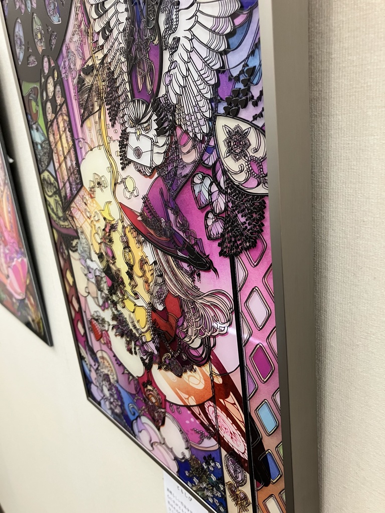 【SOLD】ともしび【個展展示アクリル作品】