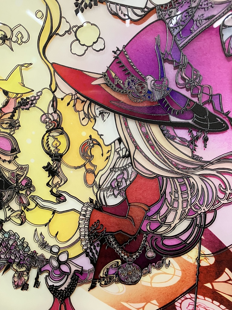 【SOLD】ともしび【個展展示アクリル作品】