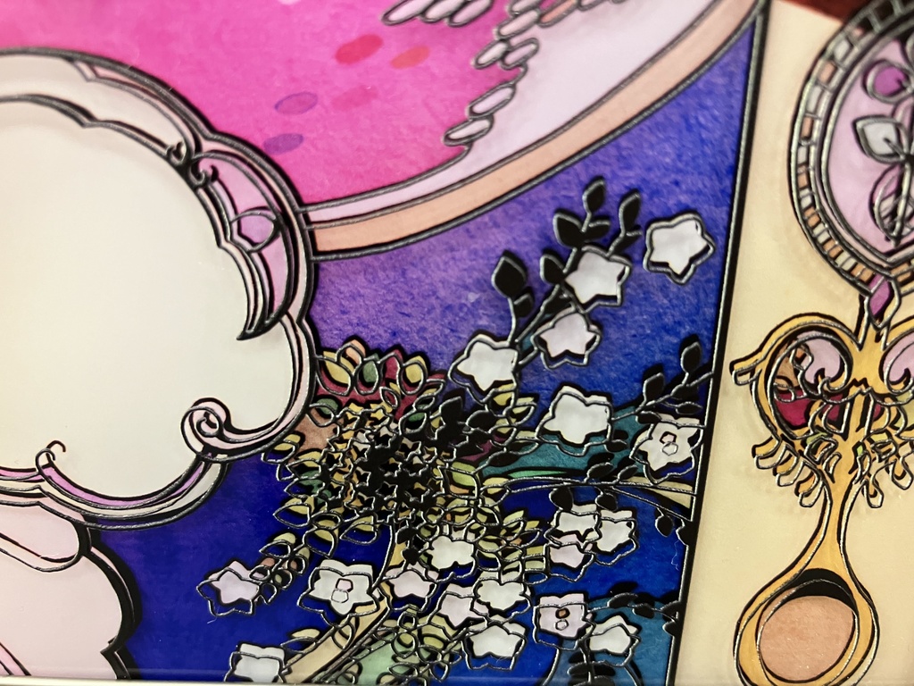 【SOLD】ともしび【個展展示アクリル作品】