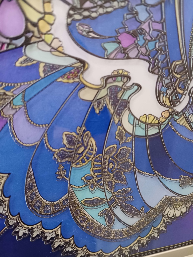 香りに夢を見て【個展展示アクリル作品】