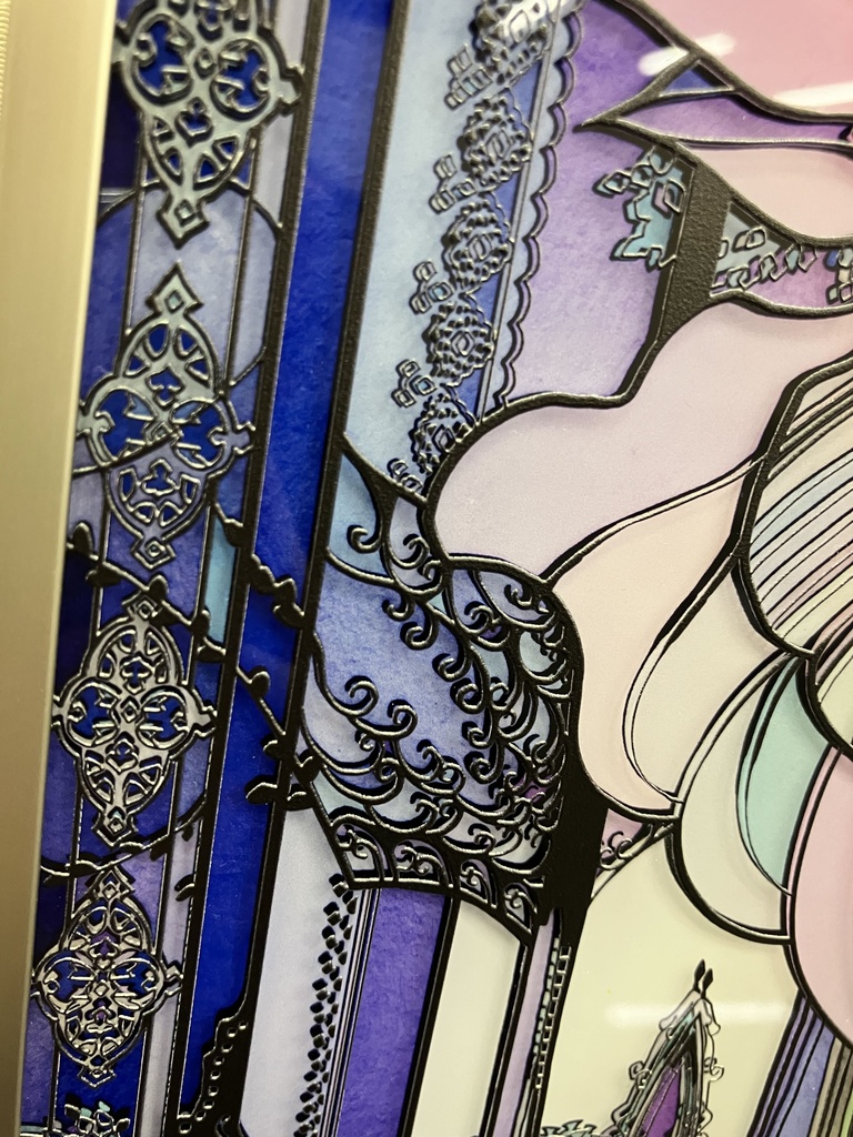 嘘つきな森【個展展示アクリル作品】