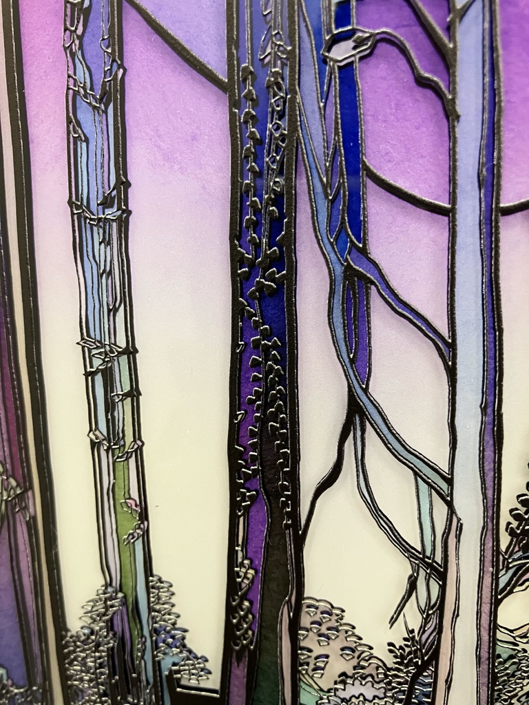 嘘つきな森【個展展示アクリル作品】