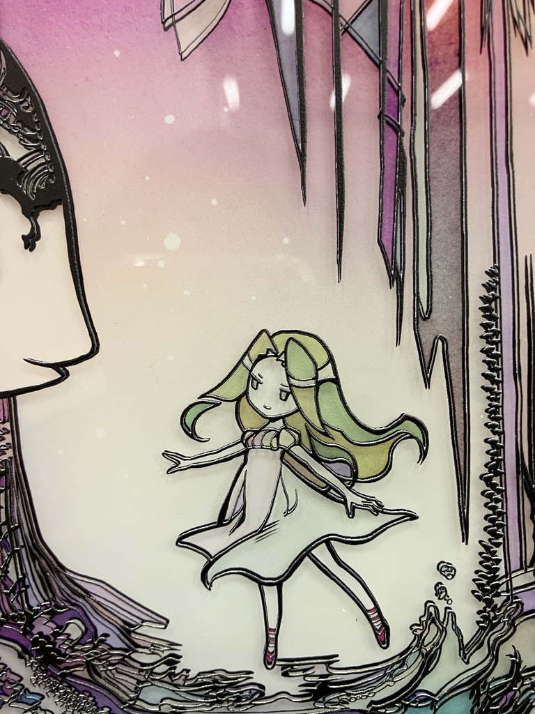 嘘つきな森【個展展示アクリル作品】