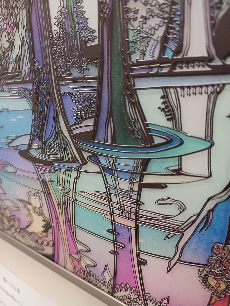 嘘つきな森【個展展示アクリル作品】