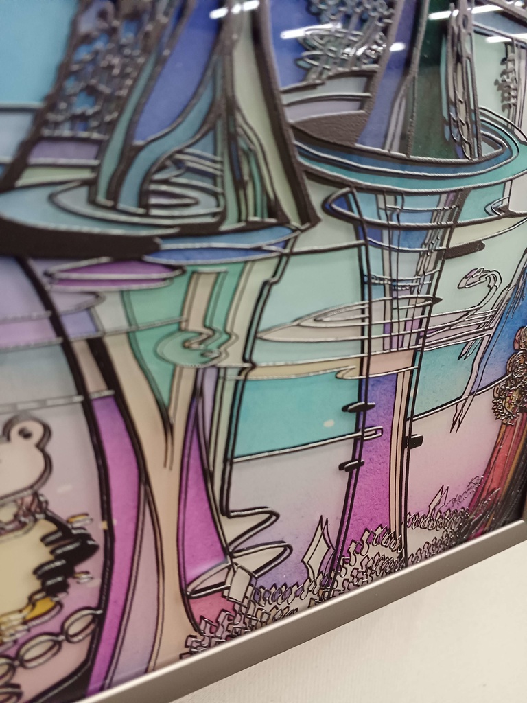 嘘つきな森【個展展示アクリル作品】