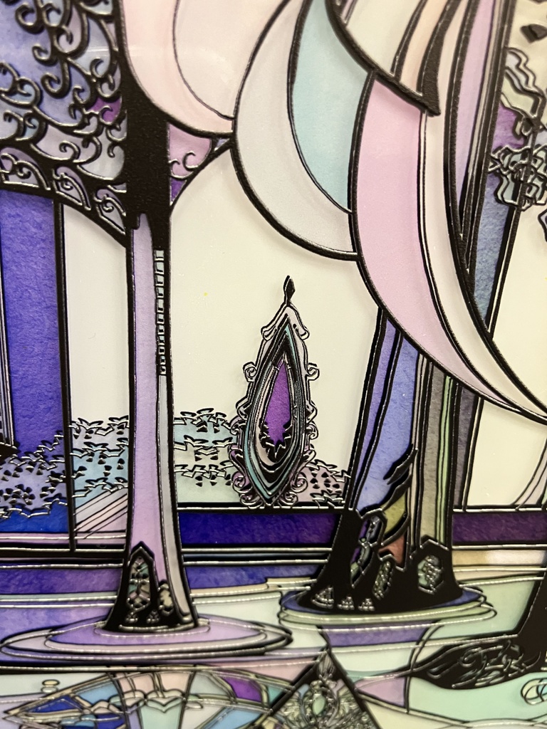 嘘つきな森【個展展示アクリル作品】