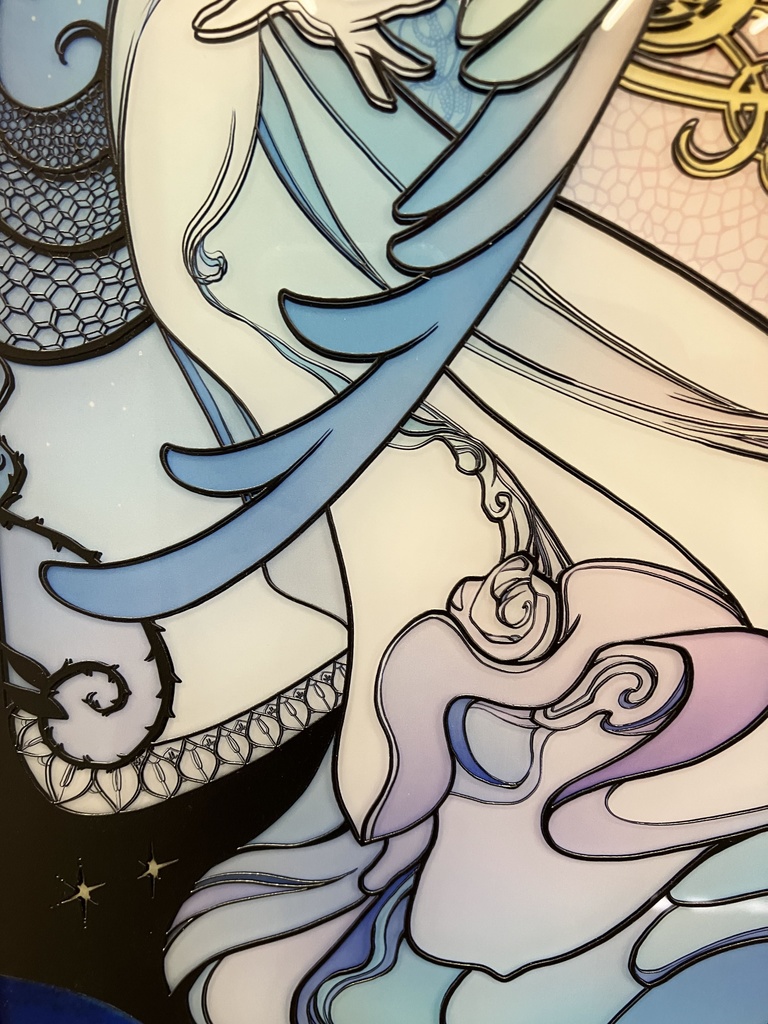 Blue Rose【個展展示アクリル作品】