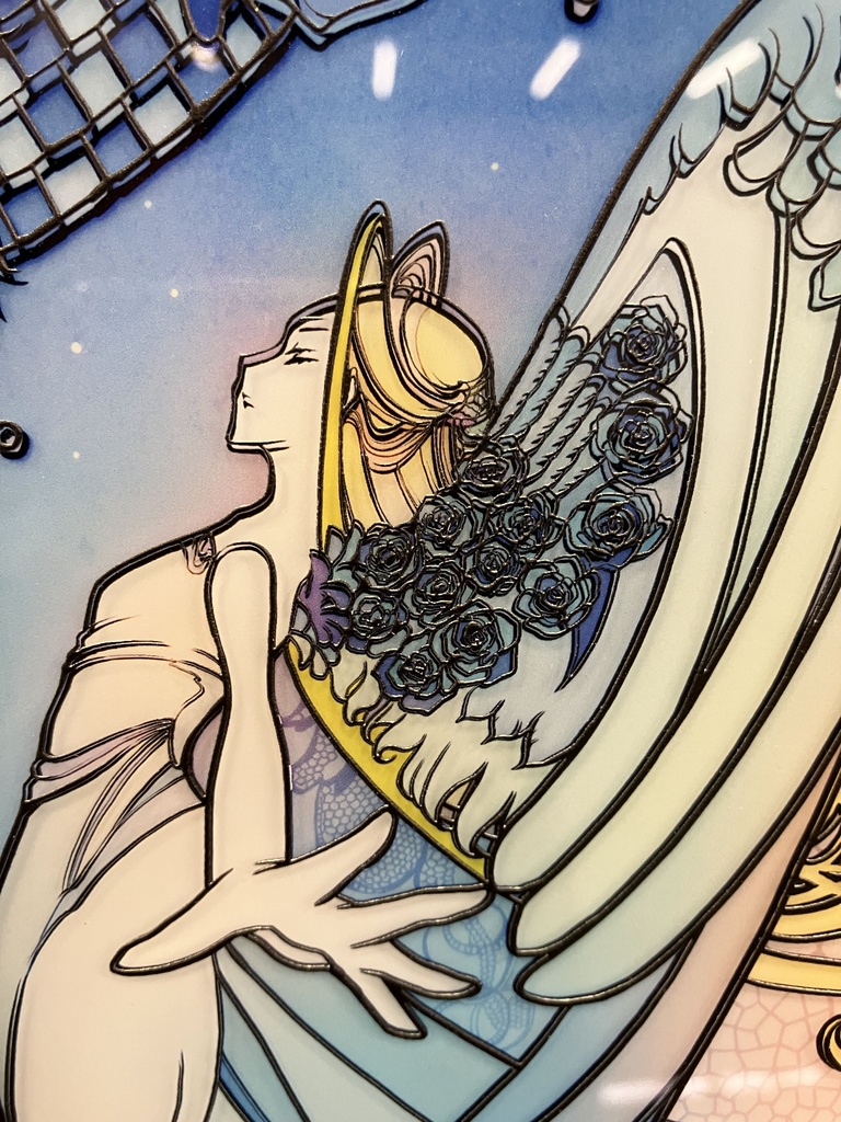 Blue Rose【個展展示アクリル作品】