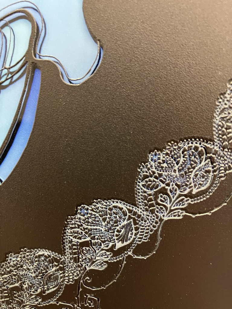 Blue Rose【個展展示アクリル作品】