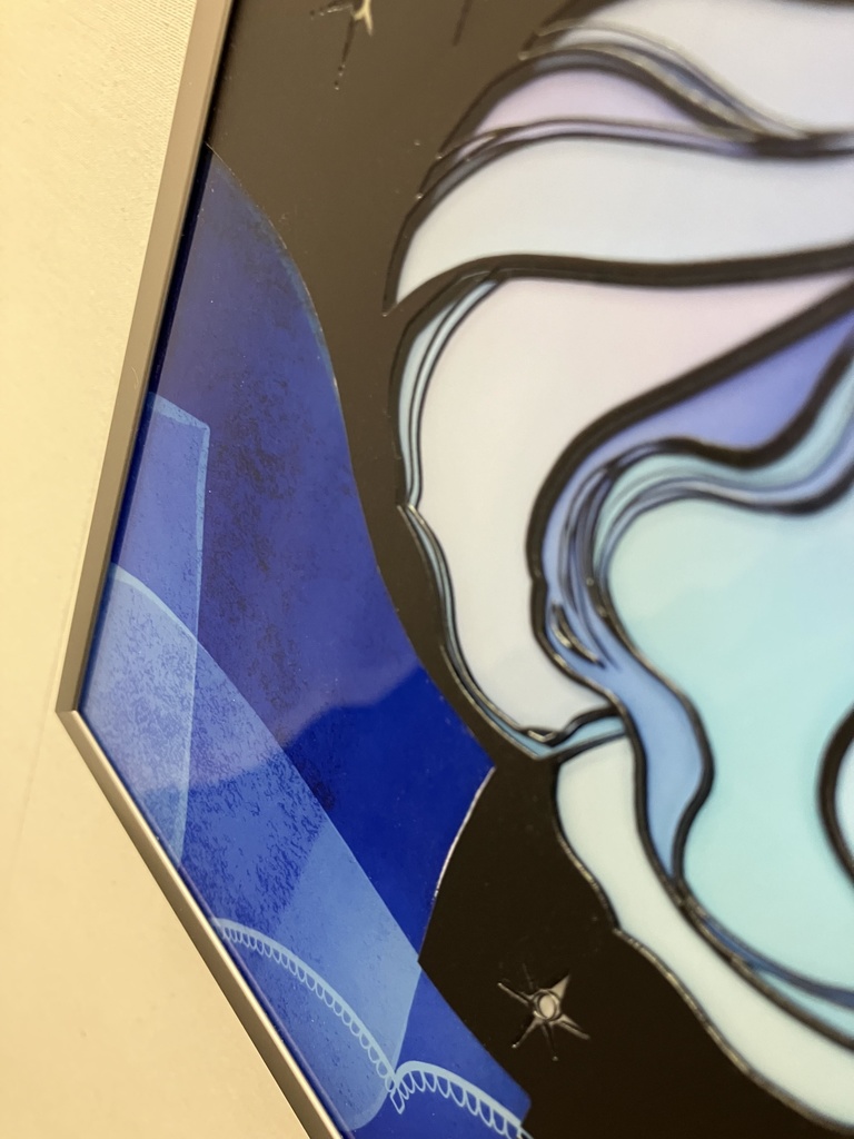 Blue Rose【個展展示アクリル作品】