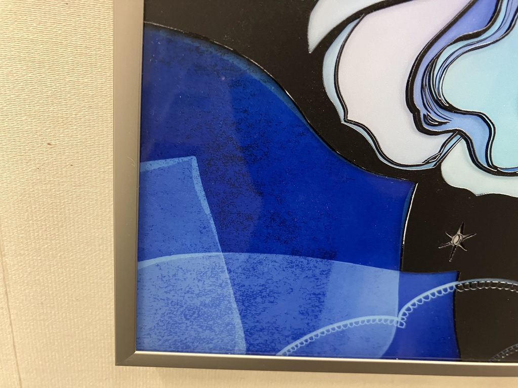 Blue Rose【個展展示アクリル作品】