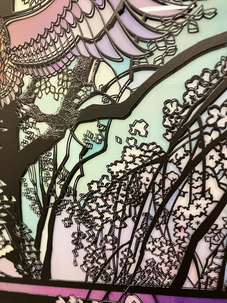 紡ぐ光【個展展示アクリル作品】