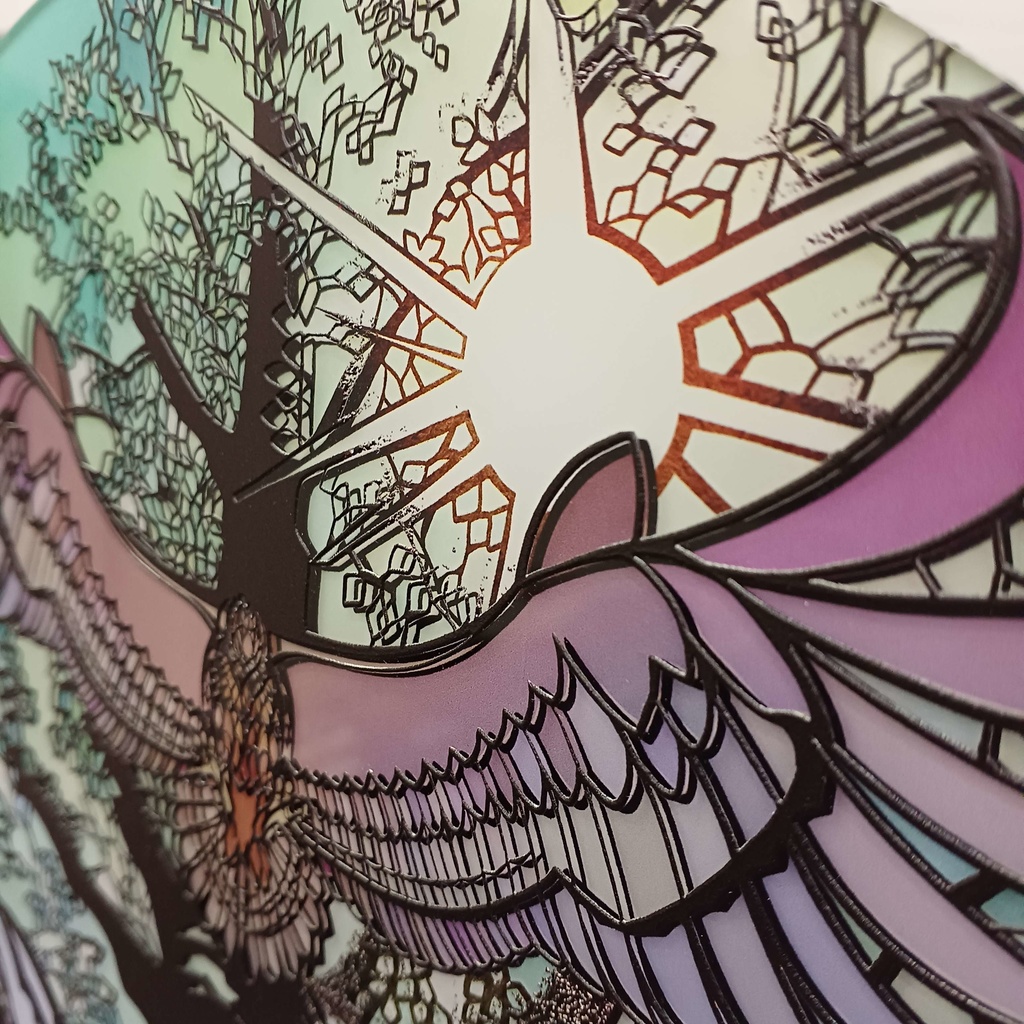 紡ぐ光【個展展示アクリル作品】