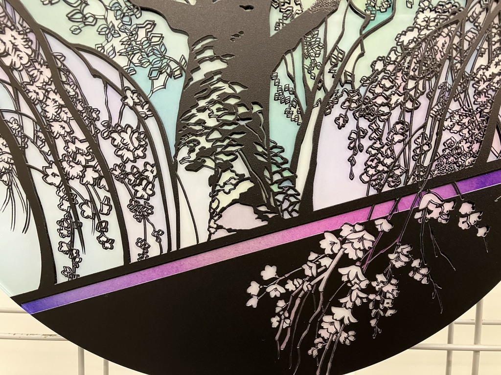 紡ぐ光【個展展示アクリル作品】