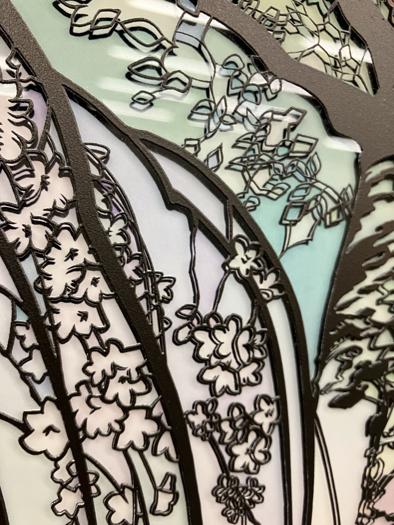 紡ぐ光【個展展示アクリル作品】