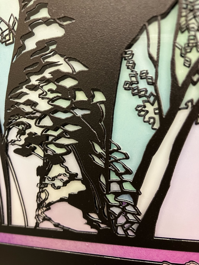 紡ぐ光【個展展示アクリル作品】