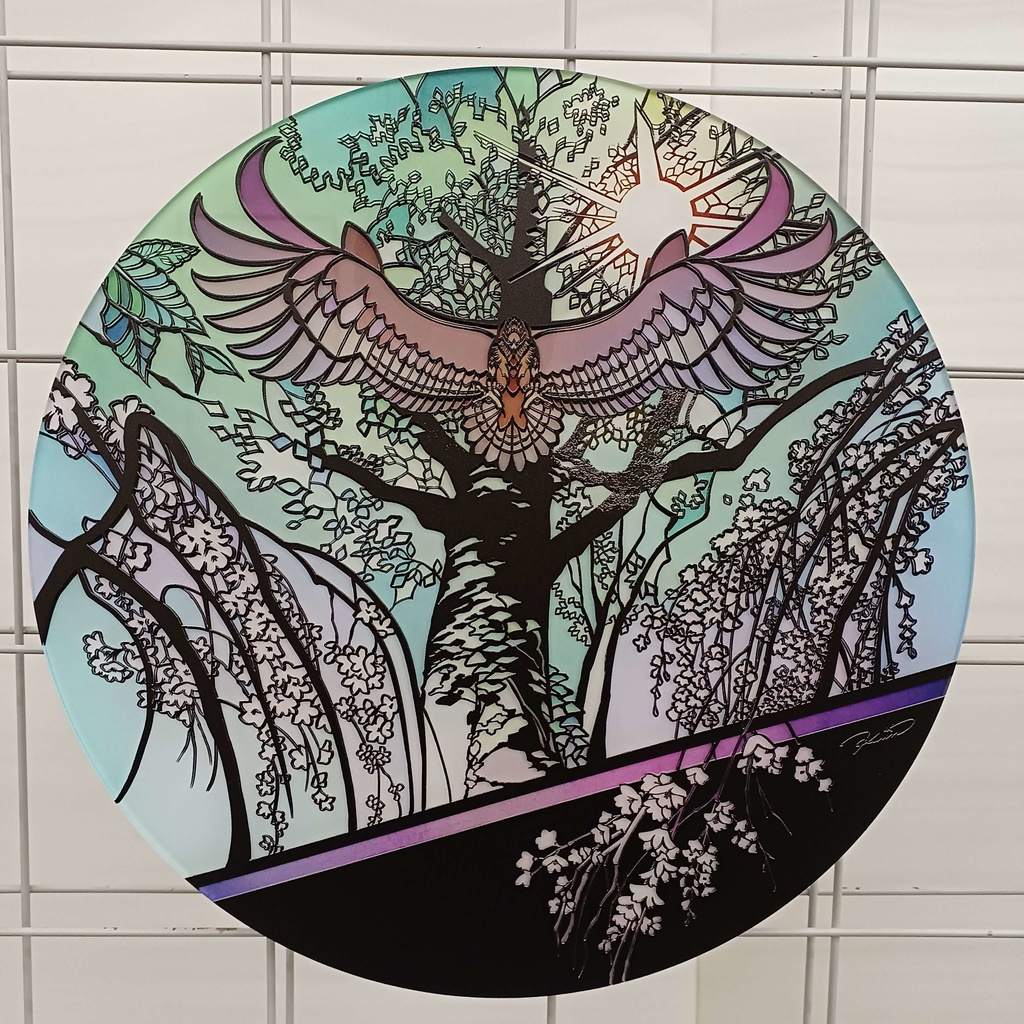 紡ぐ光【個展展示アクリル作品】