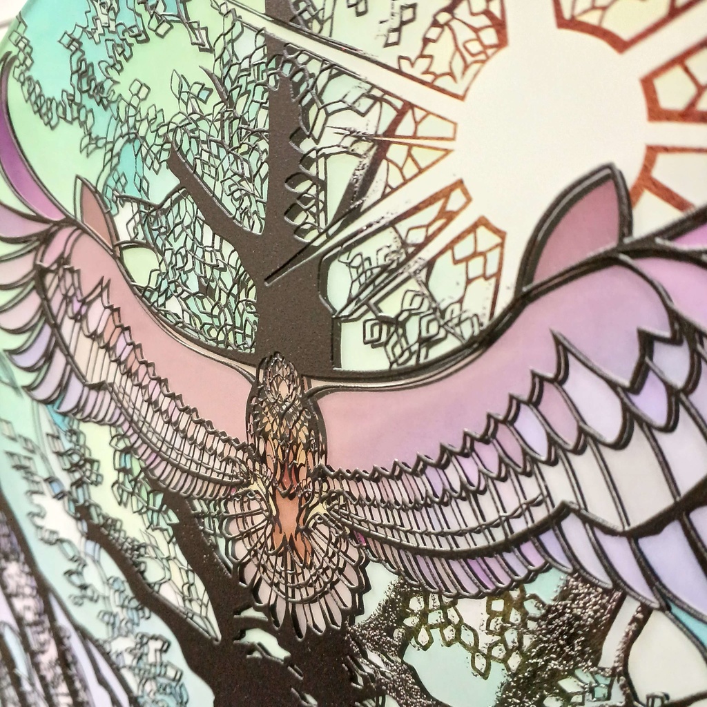 紡ぐ光【個展展示アクリル作品】