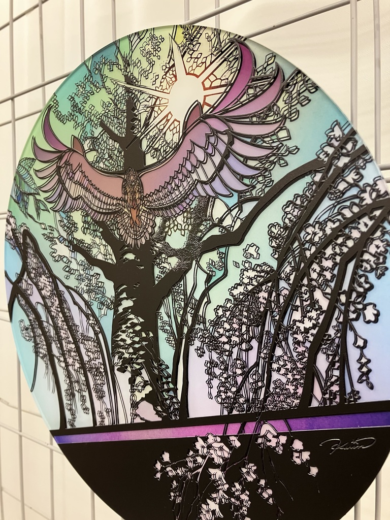 紡ぐ光【個展展示アクリル作品】