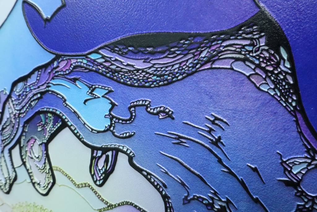 神様とヒマ潰し【2.5Dメタルキャンバスアート】