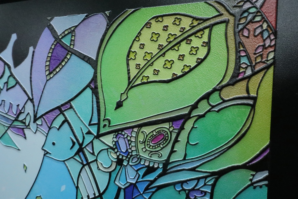 神様とヒマ潰し【2.5Dメタルキャンバスアート】