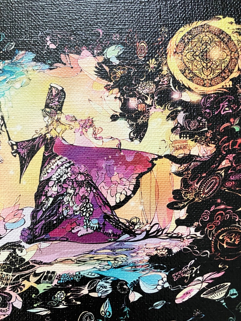 ミニキャンバスプリント4種 F0号(18cm×14cm)