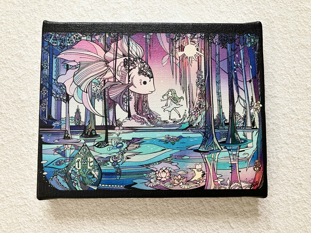 ミニキャンバスプリント4種 F0号(18cm×14cm)