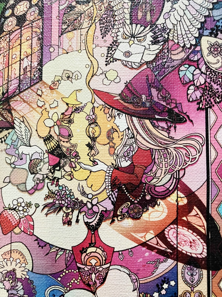 ミニキャンバスプリント4種 F0号(18cm×14cm)