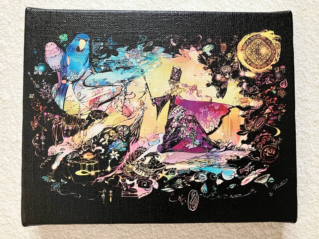 ミニキャンバスプリント4種 F0号(18cm×14cm)