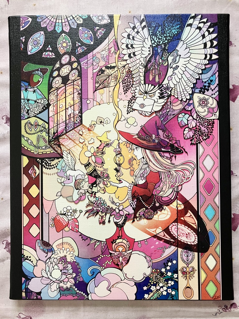 キャンバスプリント F6号(41cm×31.8cm)　ともしび