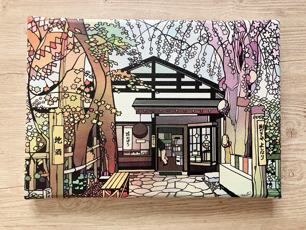 キャンバスプリント2種 SM号(22.7cm×15.8cm)