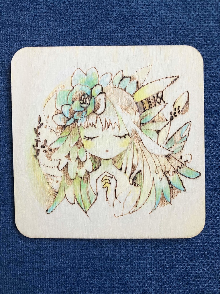 ウッドバーニング　祈り