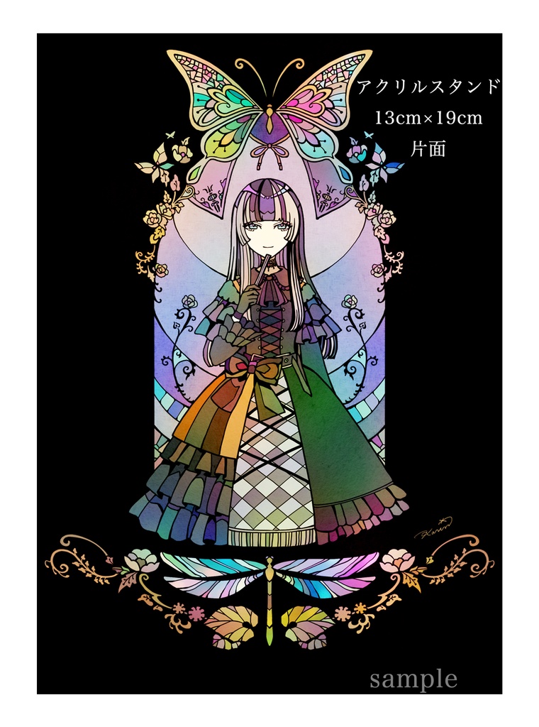 儒烏風亭らでんさんアクリルスタンド