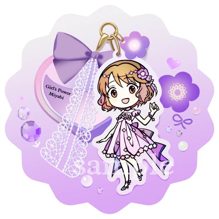 ガールズ・パワー 月宮雅ちゃんアクリルキーホルダー・アクリルスタンド