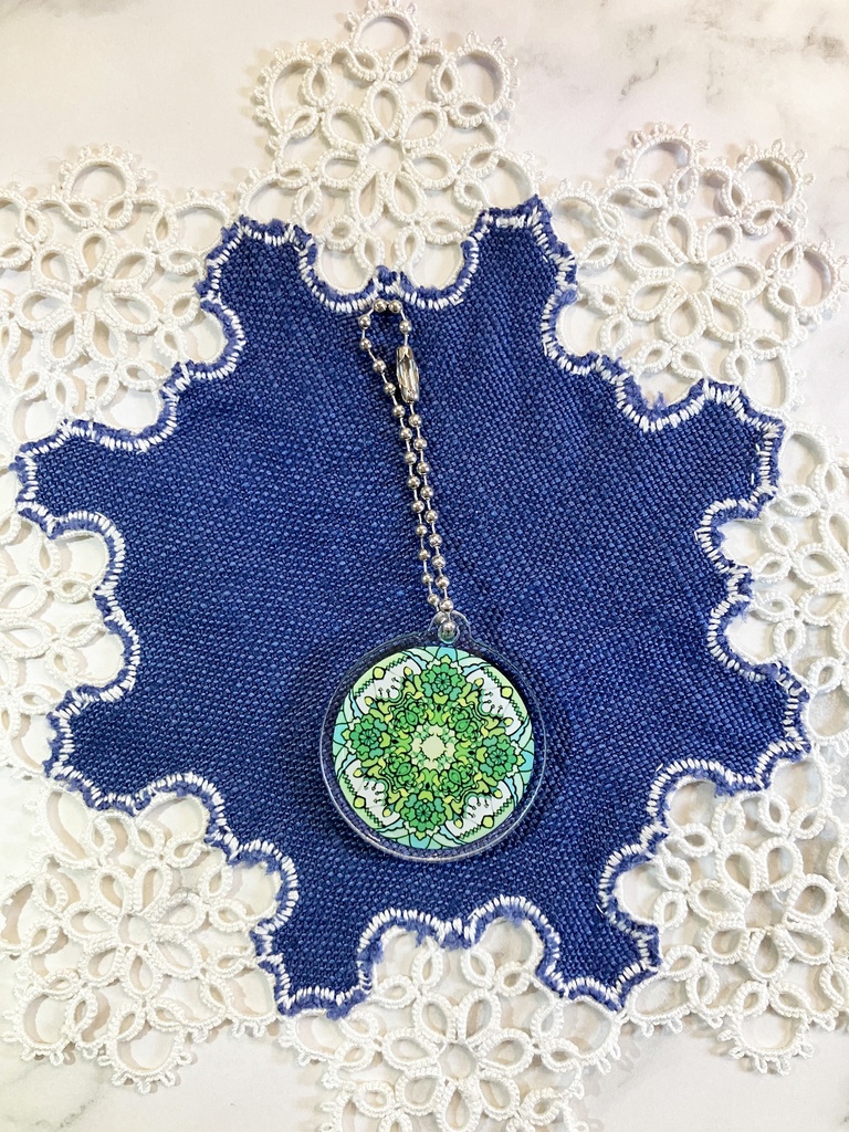 【中・35mm】12ヶ月の誕生月の模様・アクリルキーホルダー