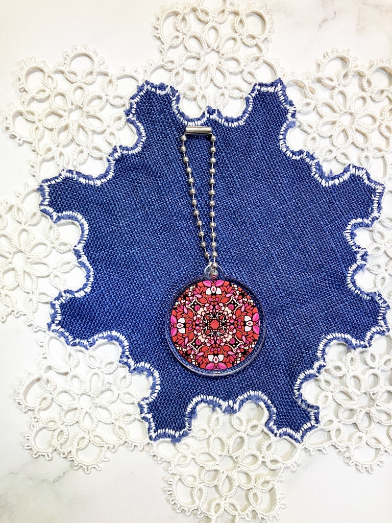 【中・35mm】12ヶ月の誕生月の模様・アクリルキーホルダー