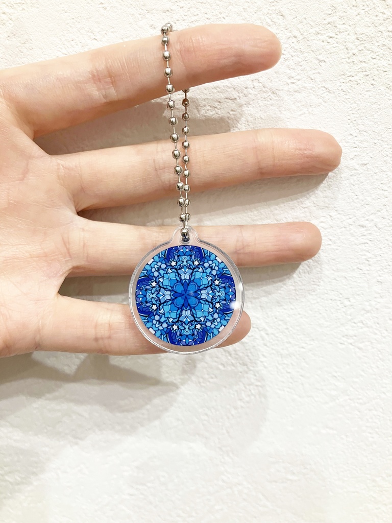 【中・35mm】12ヶ月の誕生月の模様・アクリルキーホルダー【予約商品】