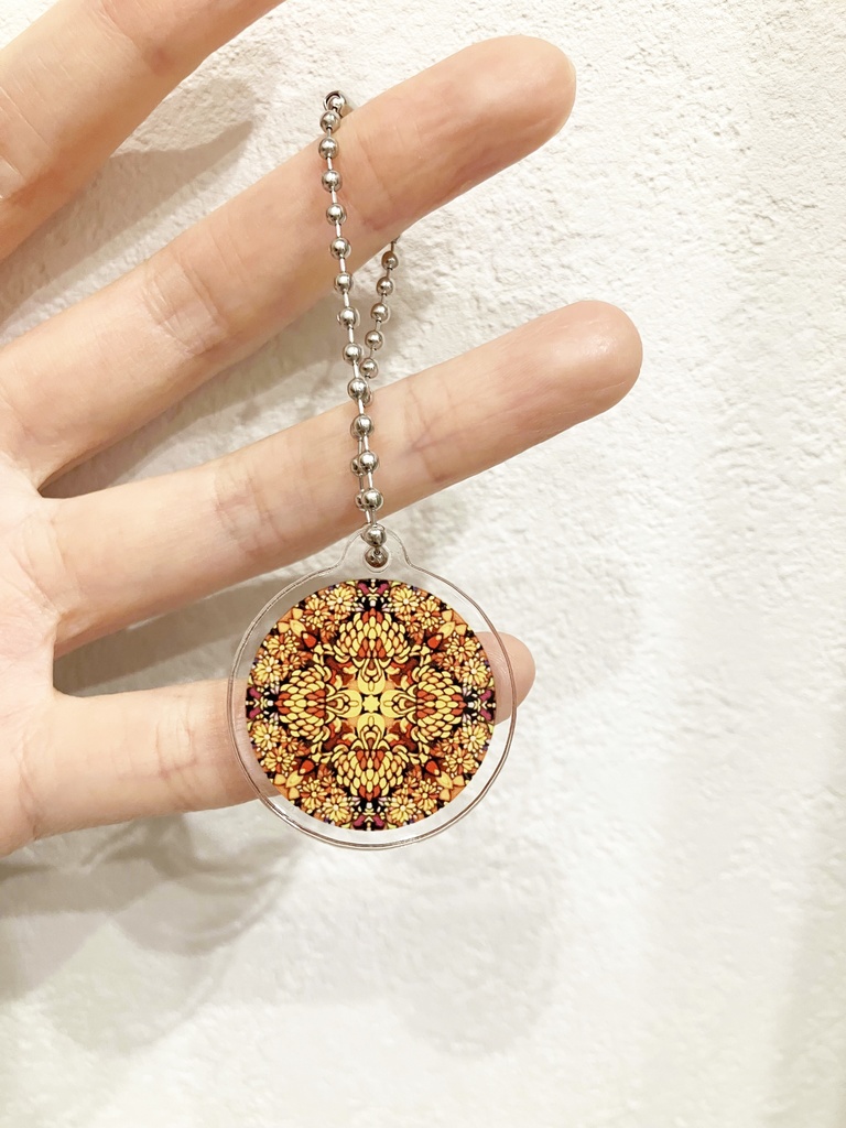 【中・35mm】12ヶ月の誕生月の模様・アクリルキーホルダー【予約商品】