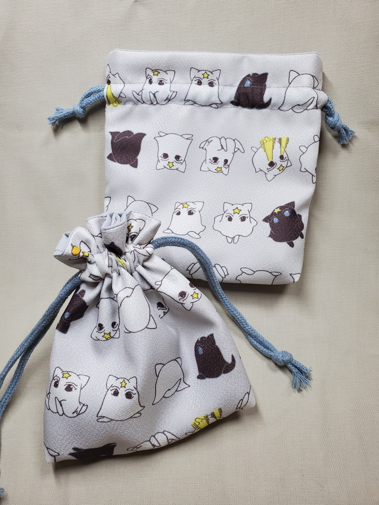 巾着袋(メジェドラ)