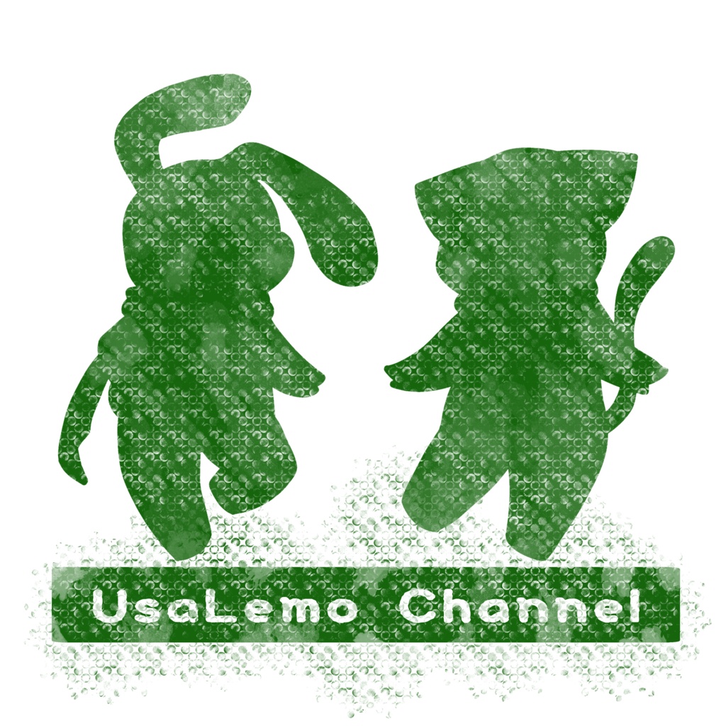 ウサれもちゃんねる Tシャツ(シルエット)