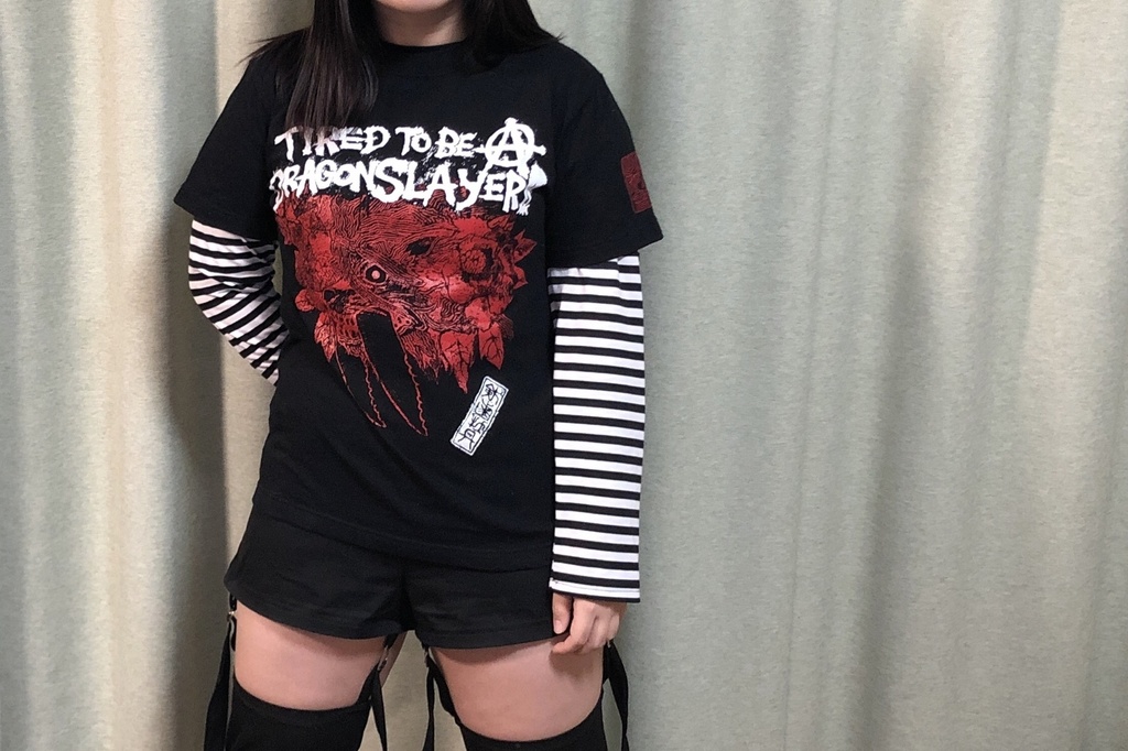 Tシャツ「剣歯牡丹」