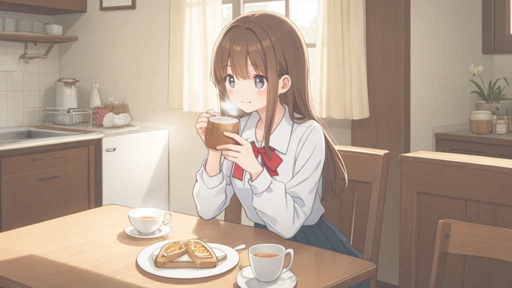 【フリーBGM】あったかい朝食