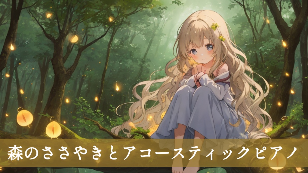 【フリーBGM】森のささやきとアコースティックピアノ