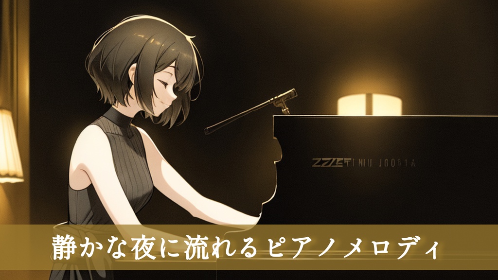 【フリーBGM】静かな夜に流れるピアノメロディ
