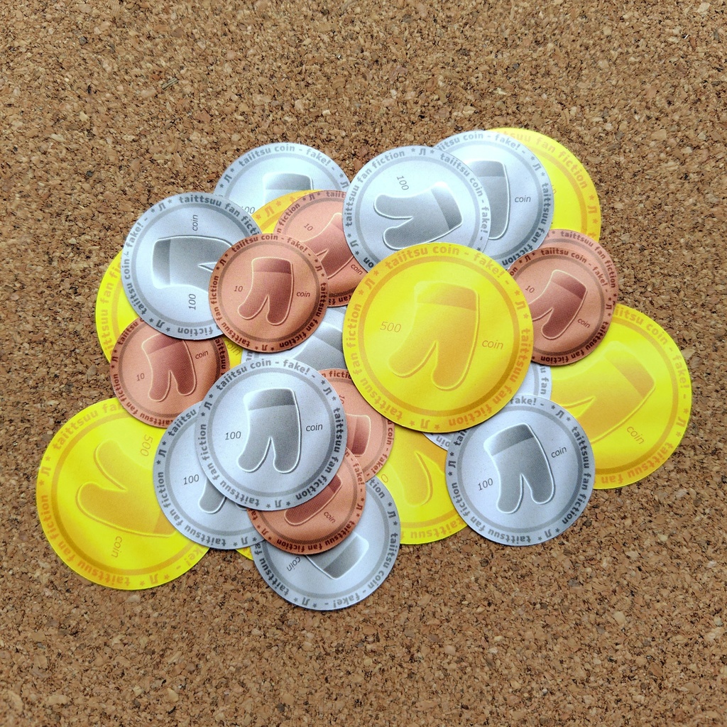 フレークシール（コイン）