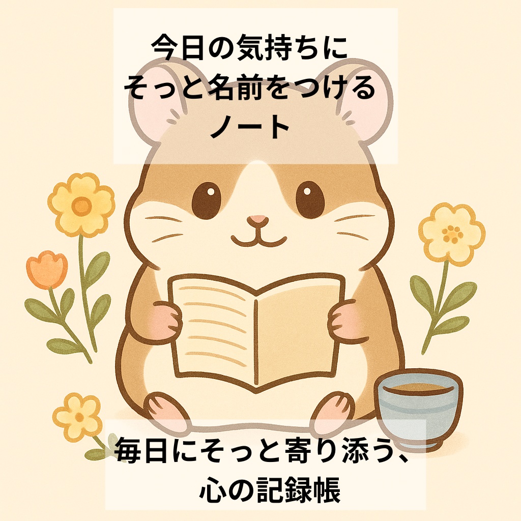 今日の気持ちにそっと名前をつけるノート