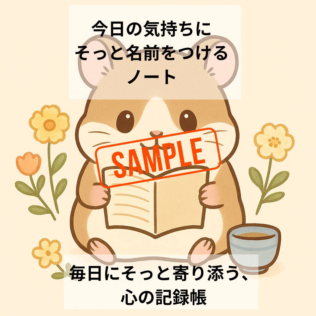 今日の気持ちに、そっと名前をつけるノート― サンプル版