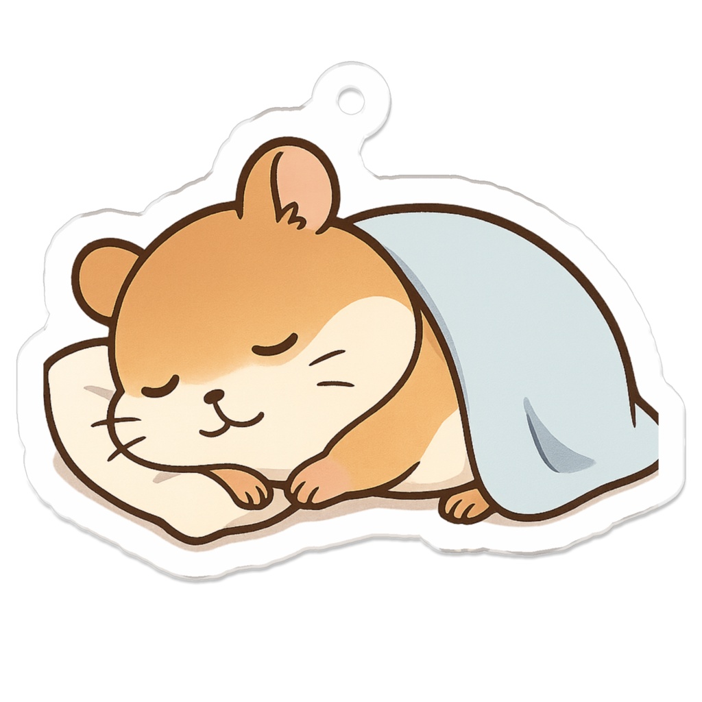 昼寝ハムスター